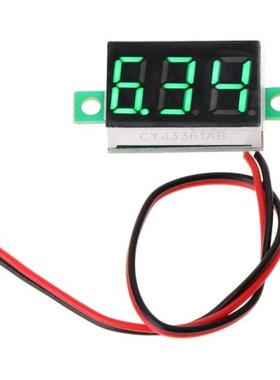 1Pcs 0.36 two-wire DC 2.50 to 32.0V LCD Digital Voltmeter Vo
