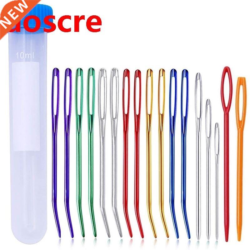 17pcs Yarn Large Eye Blunt Needle Set Tapestry Needle Bent