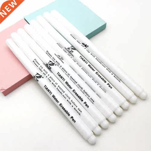 3/6PCS White Water Solule Marker Pen Faric Marking 6Water