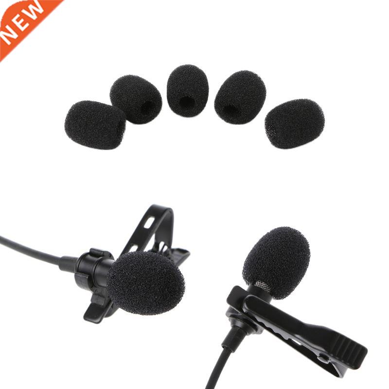 Microphone 5pcs Round Ball Lavalier Microphone Foam Windscre