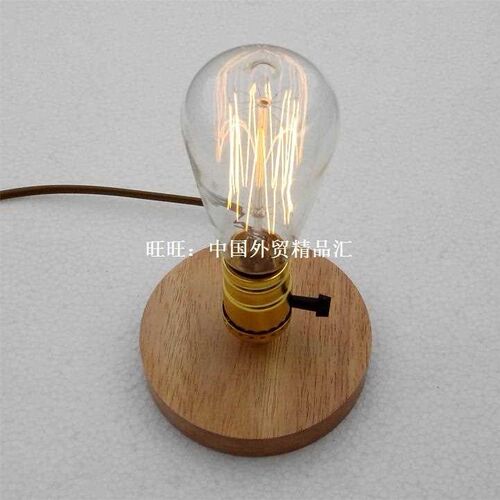 American Country DIY Desk Lamp For Office Retro Edison Lampa