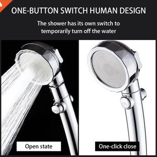 Shower Sprayer High Pressure Shower Head Adjustable ABS Bath