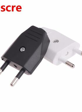 2Pcs rman Type European 2 Pin Plugs Network Cables 2.5A 22