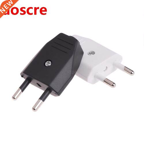 2Pcs rman Type European 2 Pin Plugs Network Cables 2.5A 22