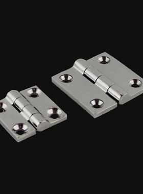 2PCS 304 Stainless Steel Square Cabinet Door Butt Hinges Wit
