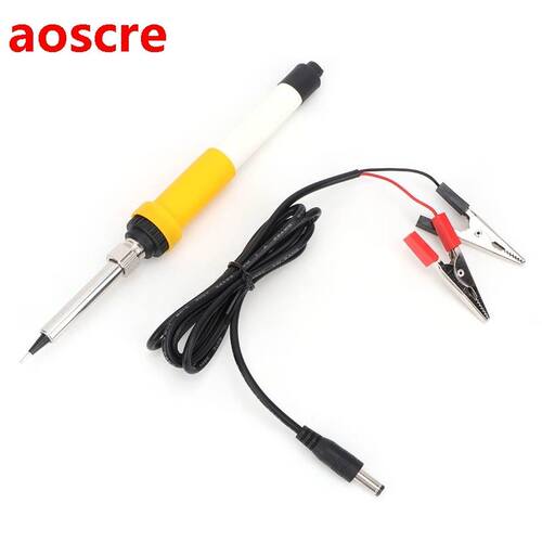 Solder DC 12V 40W Portable Car Auto Crocodile Clip Powered E