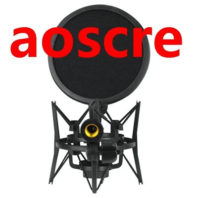 Professional Microphone Mic Shock Mount with Blowout Guard