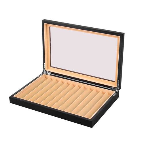 12 Grid Scratch Proof Student Storage Anti Dust Wooden Visib
