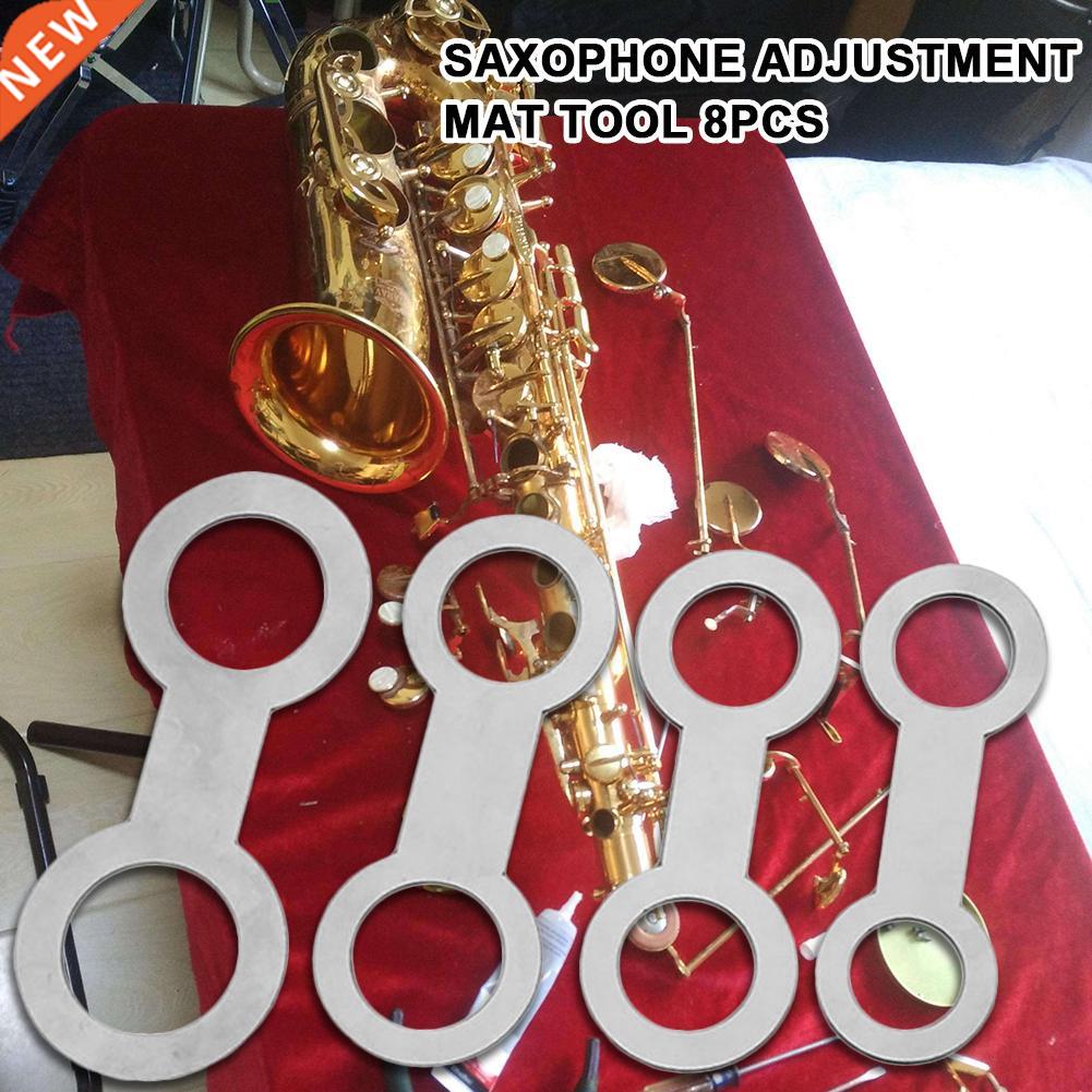 8Pcs/Set Steel Saxophone Adjustment Mat Tools Musical Instru
