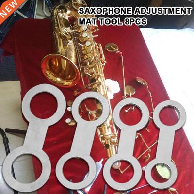 8Pcs/Set Steel Saxophone Adjustment Mat Tools Musical Instru
