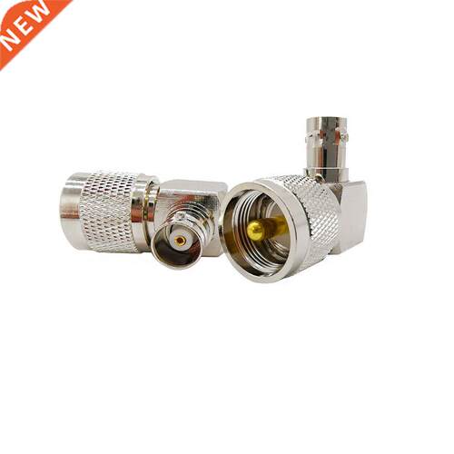 1Pcs Right Angle UHF Male PL-259 PL259 to BNC Female RF Coax