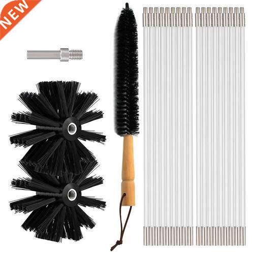 Dryer Vent Cleaner 24 Feet, Flexible 18 Rods Dry Duct Cleani