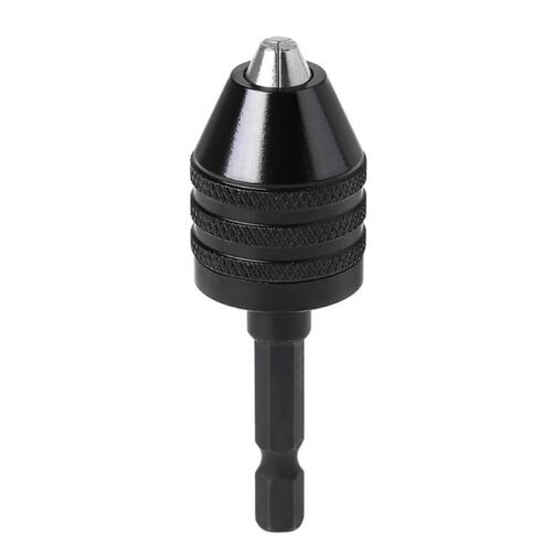 1Pc 1/4 Keyless Drill Bit Chuck Adapter Converter Quick Cha