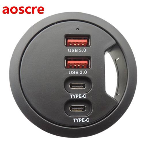 USB Desk Hub USB3.0 HUB USB3.0 Type C Adapter for Desktop PC