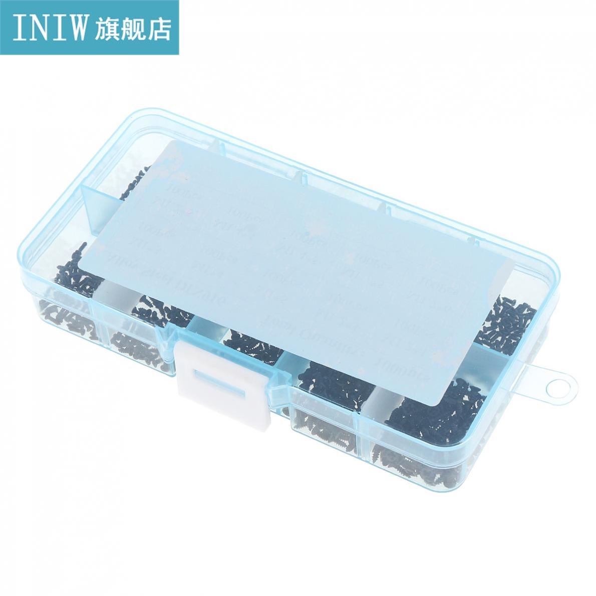 1000pcs/lot M1 M1.2 M1.4 M1.7 Crosshe Micro Screw Round He