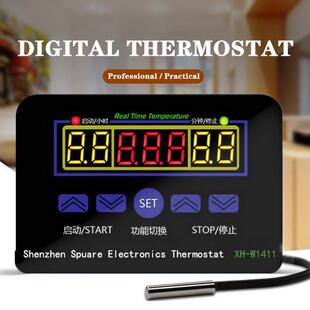 W1411 AC 220V 10A LED Digital Temperature Controller Thermos
