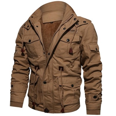 Winter Parkas Mens Casual Thick Warm Bomber Jacket Mens Outw