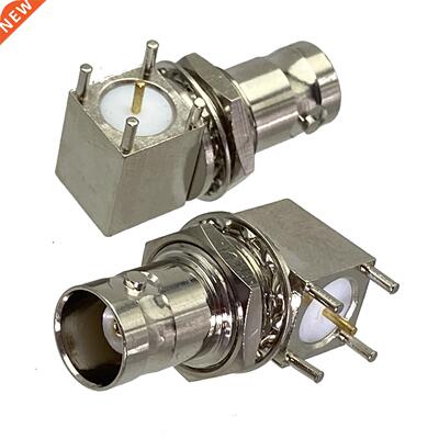 1pcs Connector BNC Jack Female Bulkhead Right Angle Sder P
