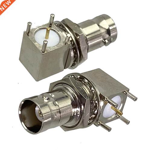 1pcs Connector BNC Jack Female Bulkhead Right Angle Sder P
