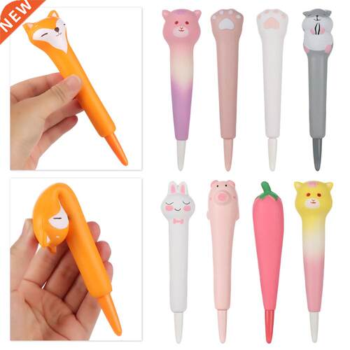 Novelty Cartoon Pencils Stress Relieve Squishy Gel Pen Sign