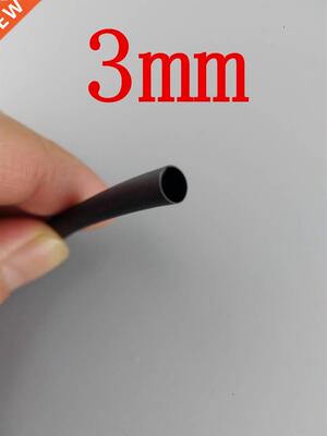 1 Meter/lot 2:1 Black 3mm Diameter Heat Shrink