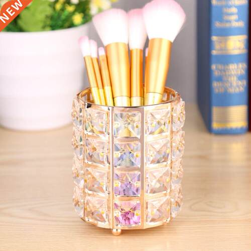 Crystal Makeup Organizer Metal Storage Box European Style Ey