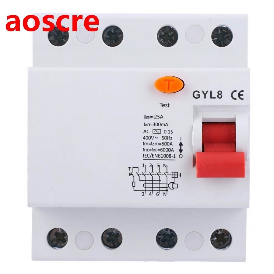 4P+N Residual Current Circuit Breaker with Leakage Protectio