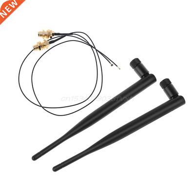 2x6Db 2.4GHz 5GHz Dual Band M.2 PEX MHF4 U.fl Extenson Ca