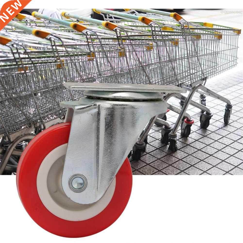 4pcs pvc chair caster wheels for supermarket shopping trolle