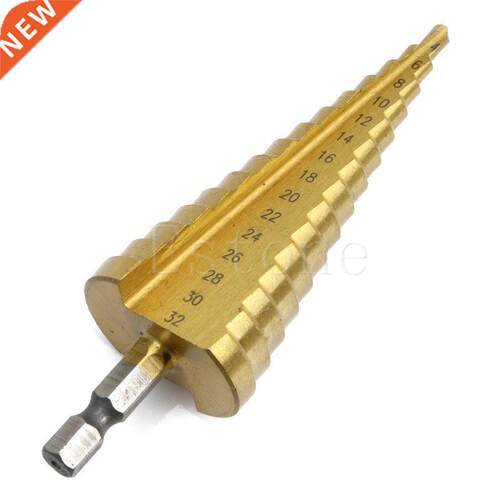 Hgh Qualty 4-32mm HSS Trangle Shank Pagoda Step Drll Bt