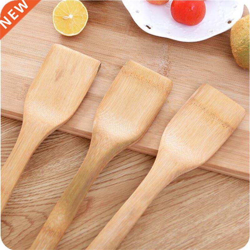 Bamboo tensil Kitchen Wooden Cooking Tools Spoon Spatula Hou