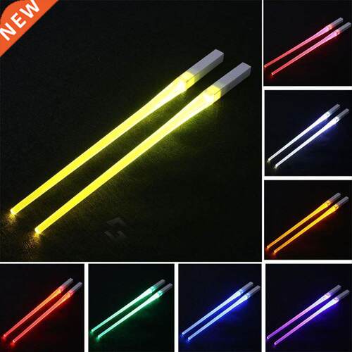 LED Lightsaber Chopsticks Reusable Light p Chopstick Kitchen