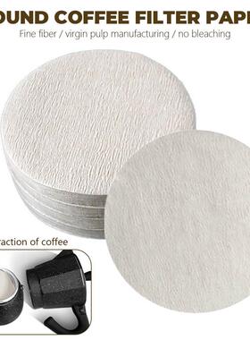 100Pcs Round Coffee Filter Paper 56mm 60mm 68mm For Espresso