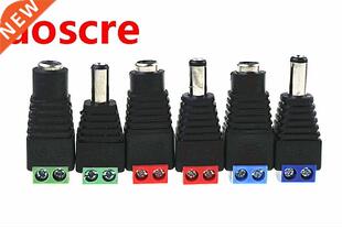 5 PARS 12V Red Blue Green 5pcs Female +5 pcs Male DC conne