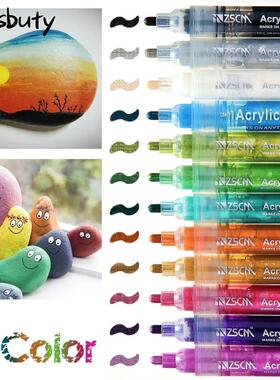 12Colors/Set Marker Acrylc Pant Permanent Marker for Wood