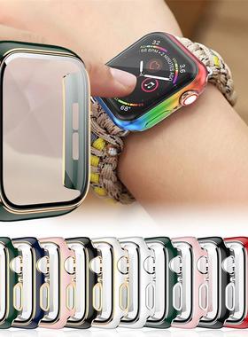 For IWatch 6 Tempered Glass Case For IWatch 6 38MM 40MM 42MM