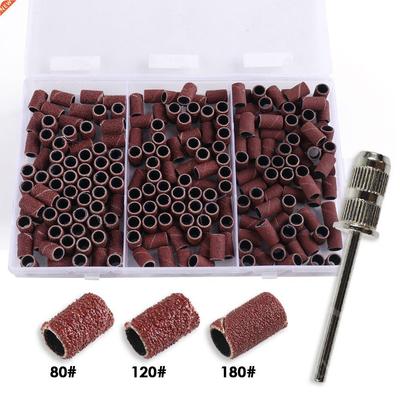 220pc Set Of Nails Milling Cutters Sander Caps For Manicure