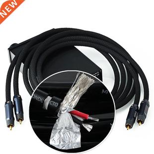 Cores Audio HiFi Pure Silver Cable RCA end 99.99%