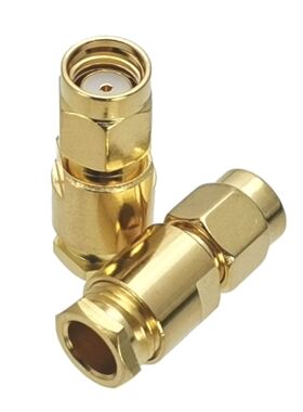 Connector RP-SMA RPSMA Male jack clamp RG58 RG142 LMR195 RG4