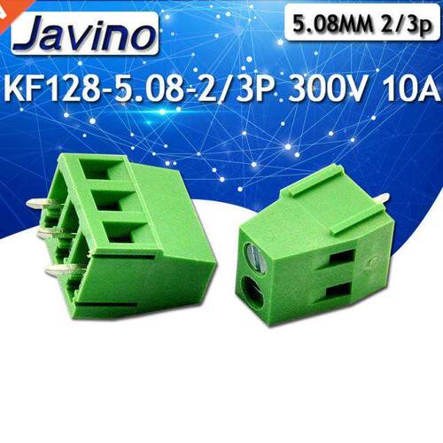10PCS/LOT Terminals KF128-5.08-2P/p KF128-2P 00V 10A Screw
