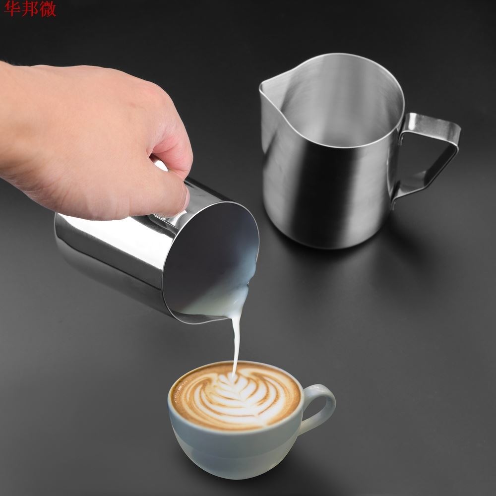 Stainless Steel Milk frothing Jug Espresso Pull Flower Cup C