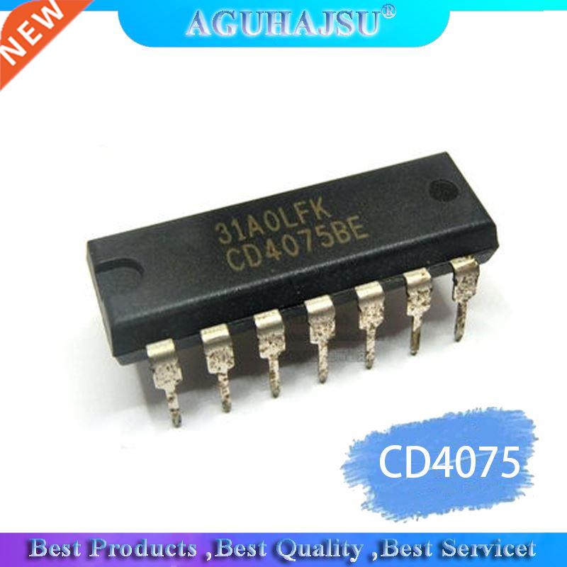 5pcs/lot CMOS 3 3-input OR gate CD4075 CD4075BE HCC4075B HCF