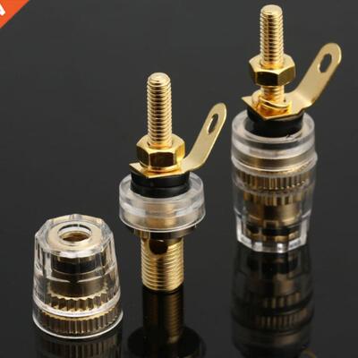 8pcs/set 42mm Copper Speaker Terminal Binding Post Low Frequ
