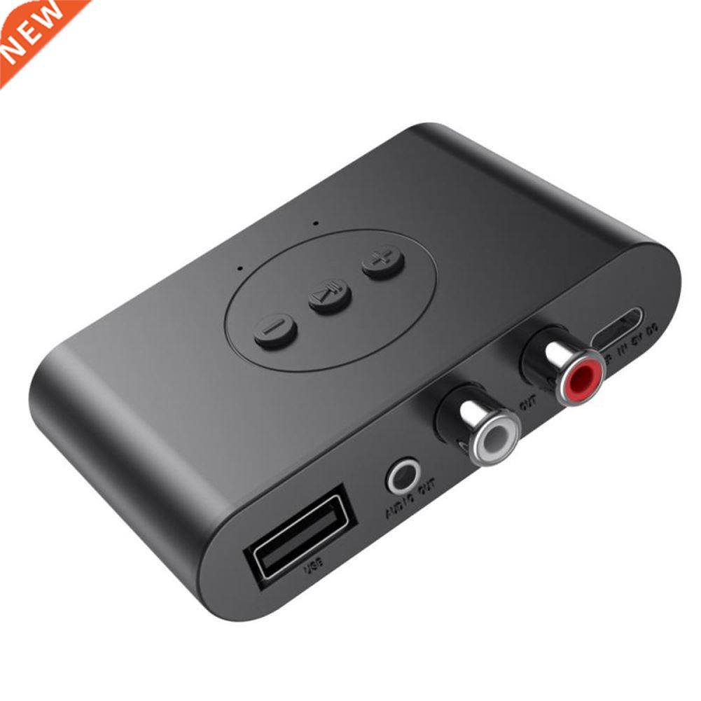 Bluetooth 5.0 Audio Receiver NFC U Disk RCA .5mm AUX USB St