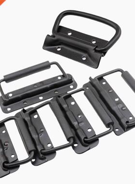 Black Spring Handle Folding Handle Tool Box Movable Ring Fur