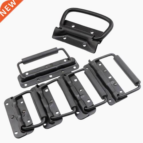 Black Spring Handle Folding Handle Tool Box Movable Ring Fur