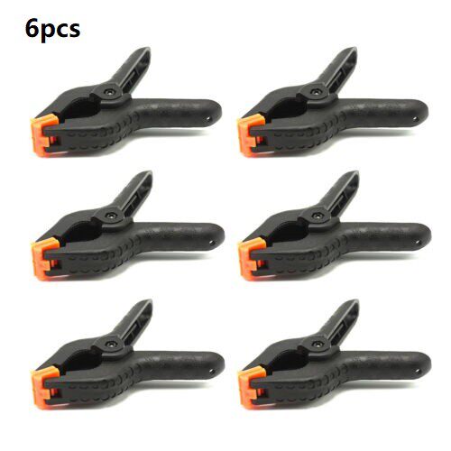 6Pcs 3.5inch Woodworking Spring Clamps Photo Studio Backgrou