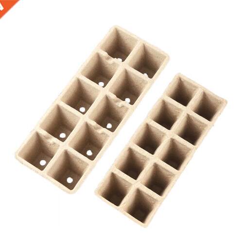 Biodegradable Paper Pulp 10 Cell Plant Grow Cup 3.5*3.5cm 4.
