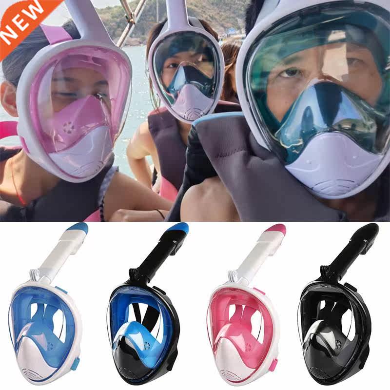 Underwater Scuba Anti Fog Full Face Diving Mask Snorkeling R图片