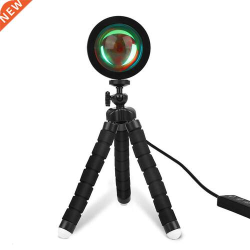 Sunset Projection Lamp Full Rotation Color Changing Rainbow